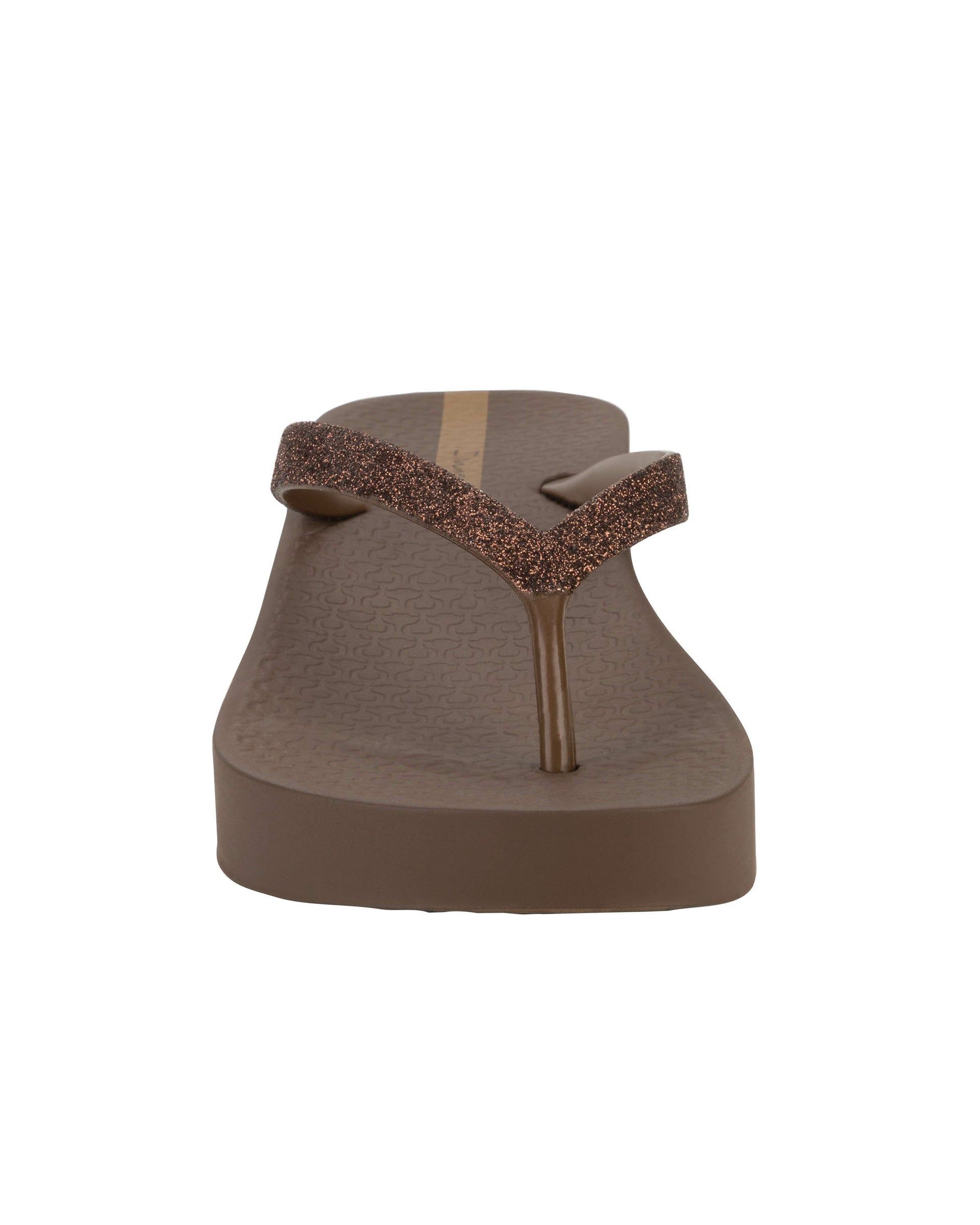 Japonki Damskie Ipanema Mesh Chic Brązowe | ZSXTJW-746