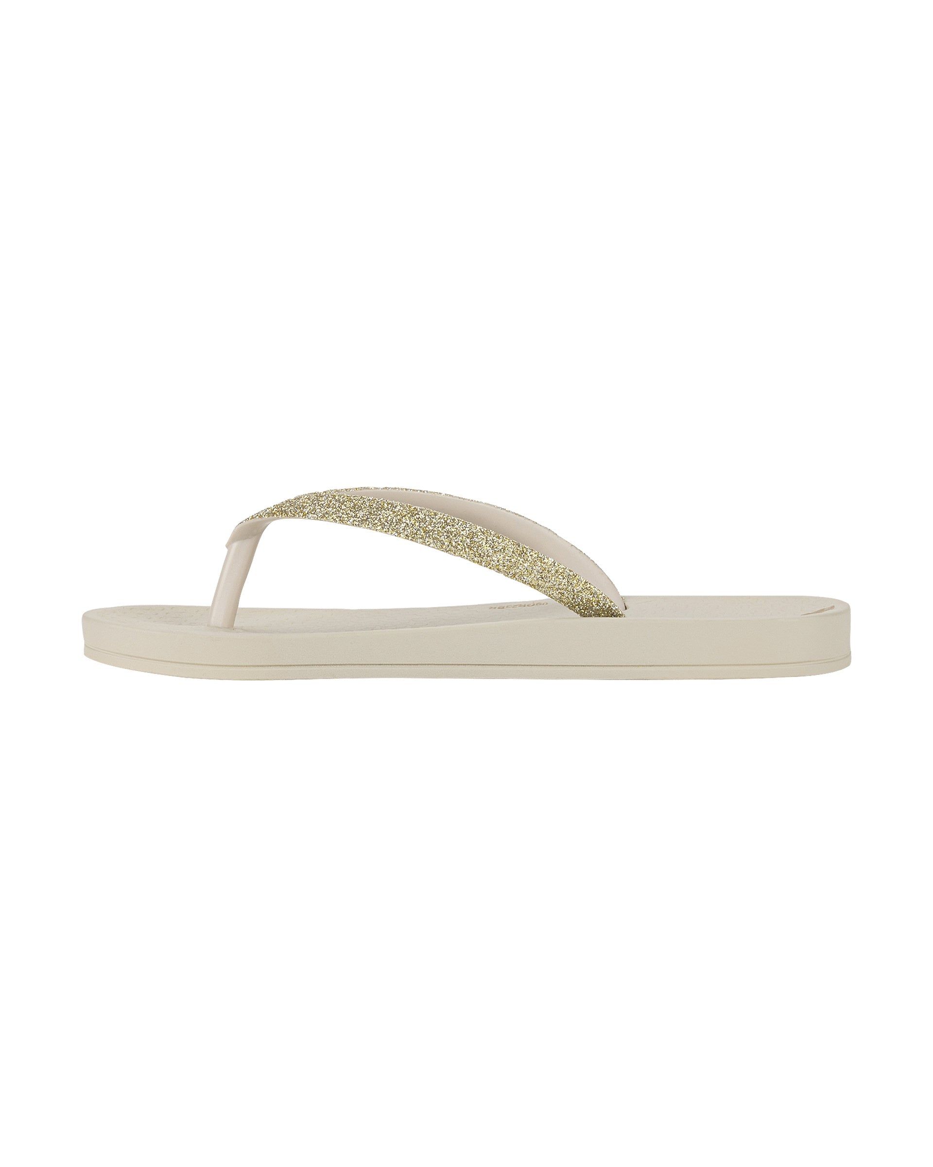 Japonki Dziecięce Ipanema Ana Sparkle Beżowe Beżowe | WOVHIQ-853