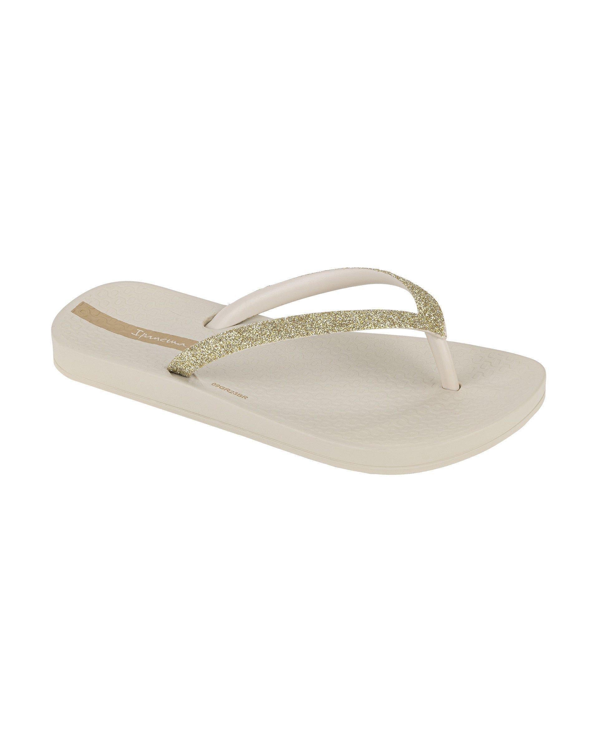 Japonki Dziecięce Ipanema Ana Sparkle Beżowe Beżowe | WOVHIQ-853
