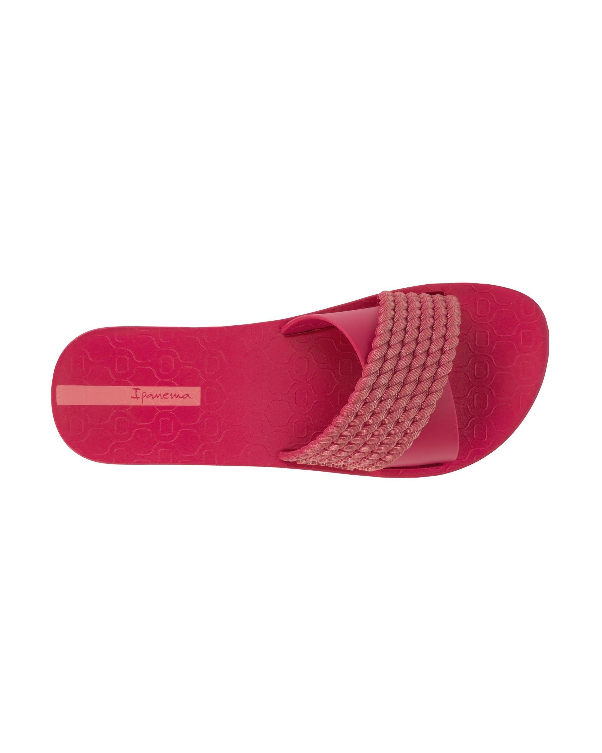 Klapki Damskie Ipanema Street Czerwone Czerwone | XZQGCR-783