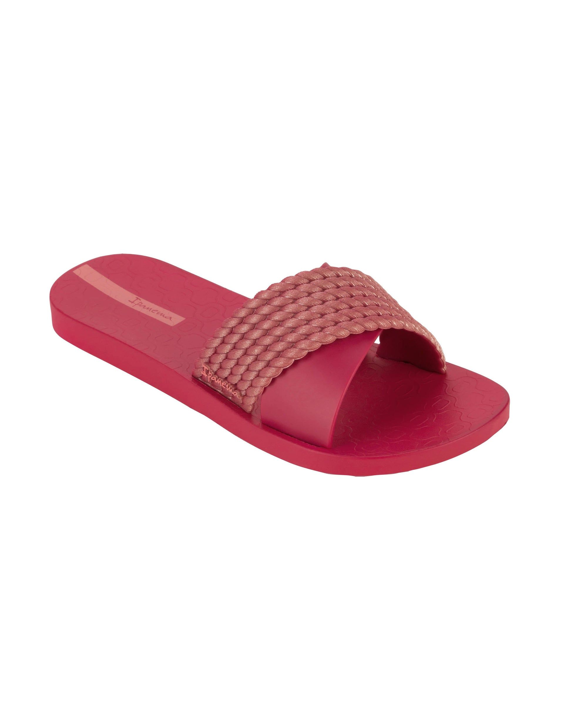 Klapki Damskie Ipanema Street Czerwone Czerwone | XZQGCR-783