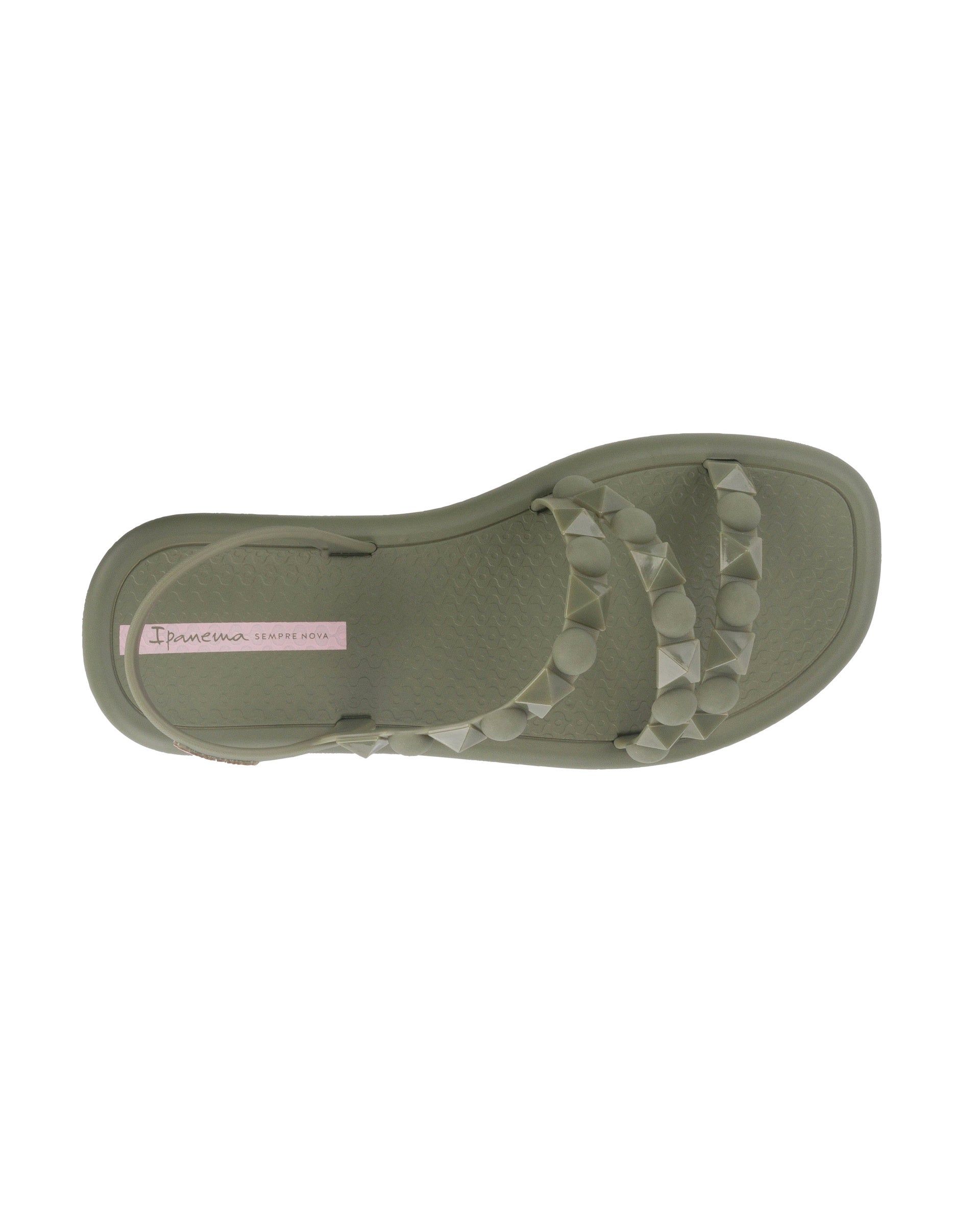 Sandały Damskie Ipanema Meu Sol Flatform Zielone | ZSJNWF-615