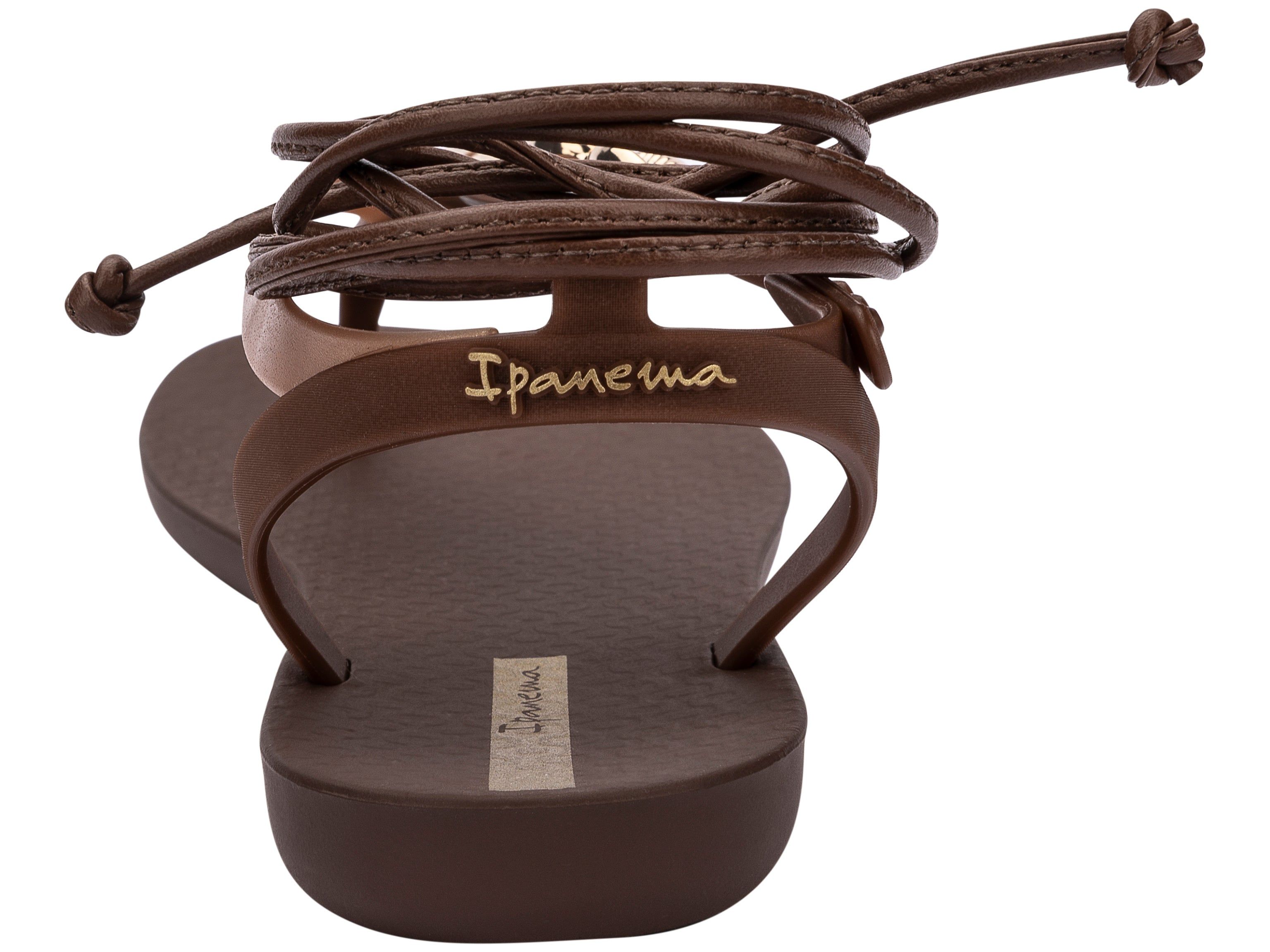 Sandały Damskie Ipanema Salty Strappy Brązowe Złote | VFHTOL-971