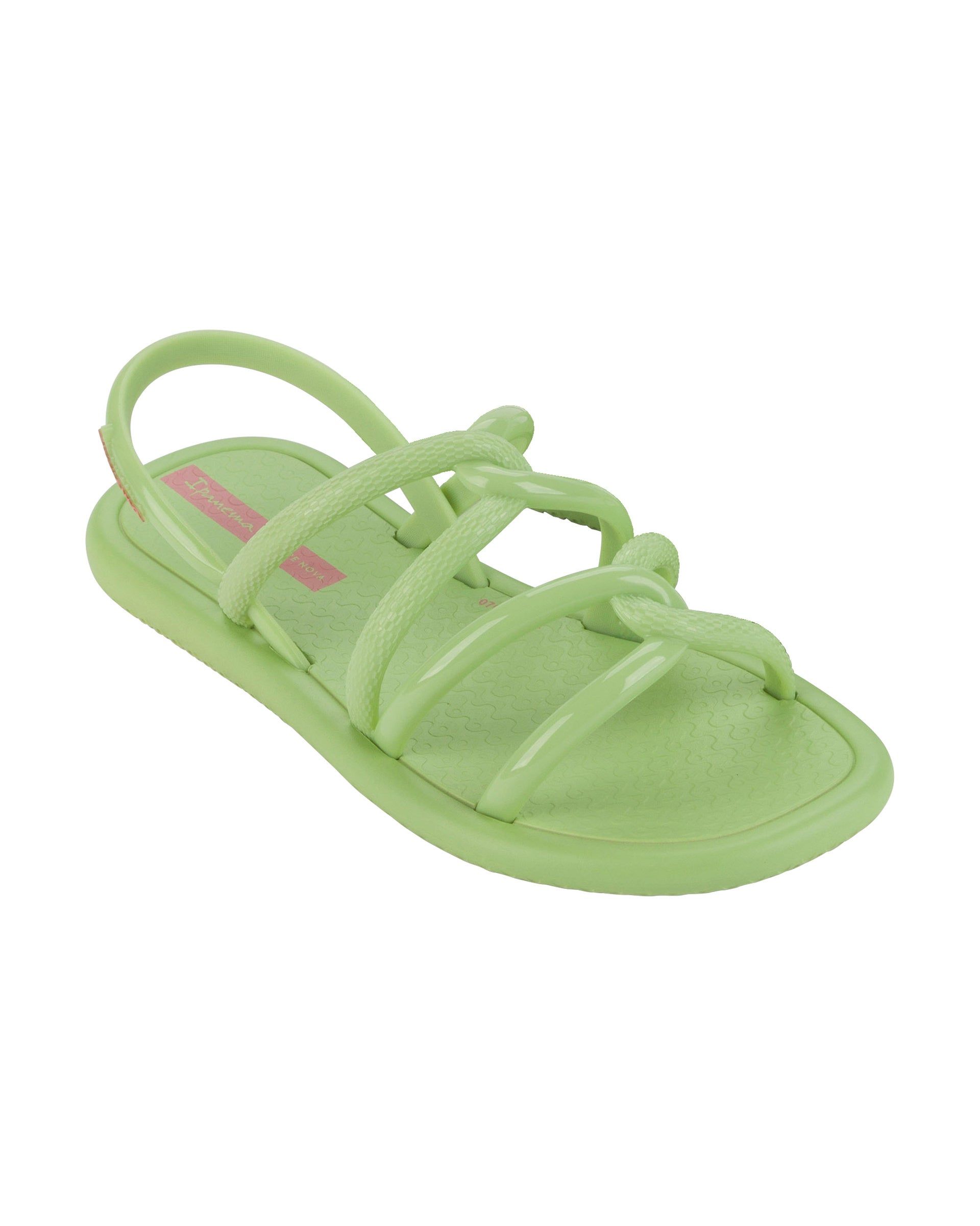 Sandały Dziecięce Ipanema Meu Sol Sandal Zielone | VMCZXW-351