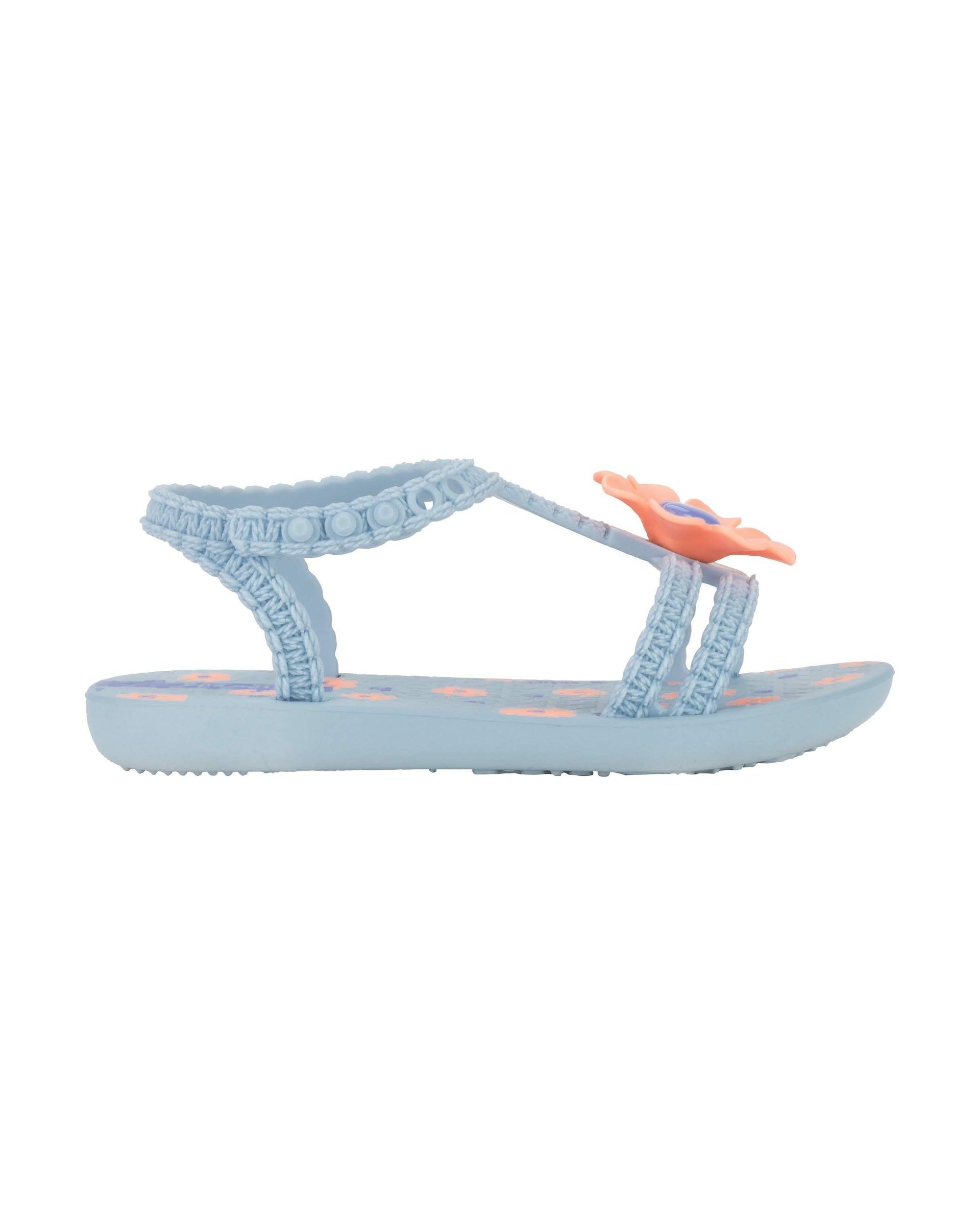 Sandały Niemowlęce Ipanema Daisy Niebieskie Różowe | RVTWLA-893