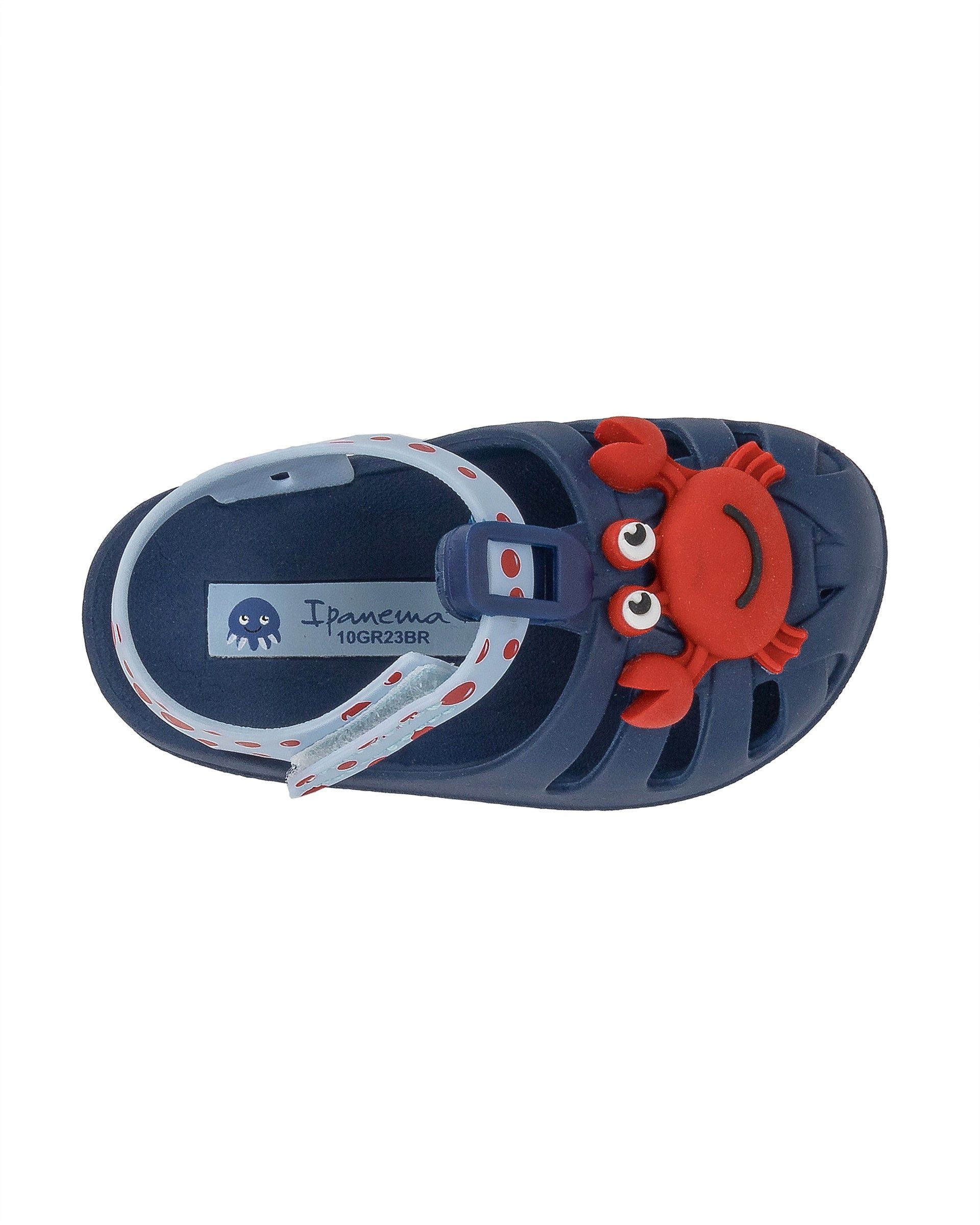 Sandały Niemowlęce Ipanema Summer Niebieskie Głęboka Niebieskie Czerwone | WEYBHQ-426