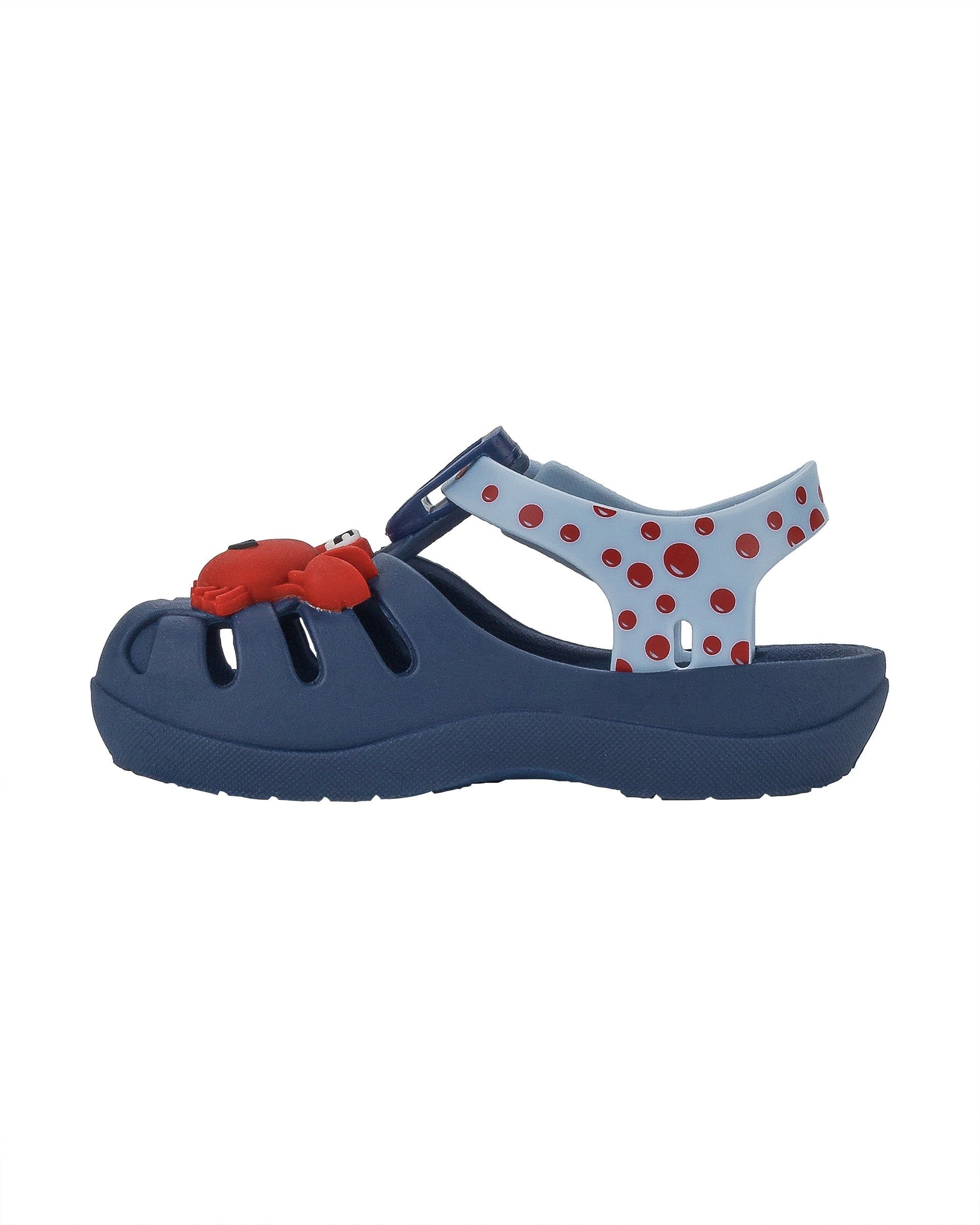 Sandały Niemowlęce Ipanema Summer Niebieskie Głęboka Niebieskie Czerwone | WEYBHQ-426