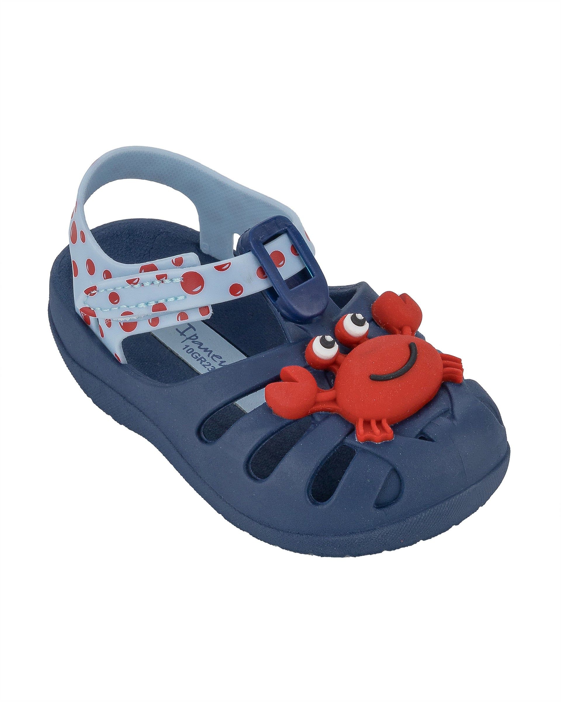 Sandały Niemowlęce Ipanema Summer Niebieskie Głęboka Niebieskie Czerwone | WEYBHQ-426